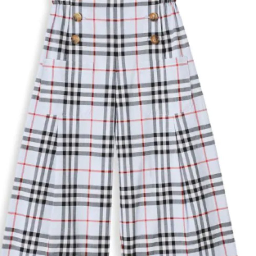 burberry girls wide leg trouser - size 8